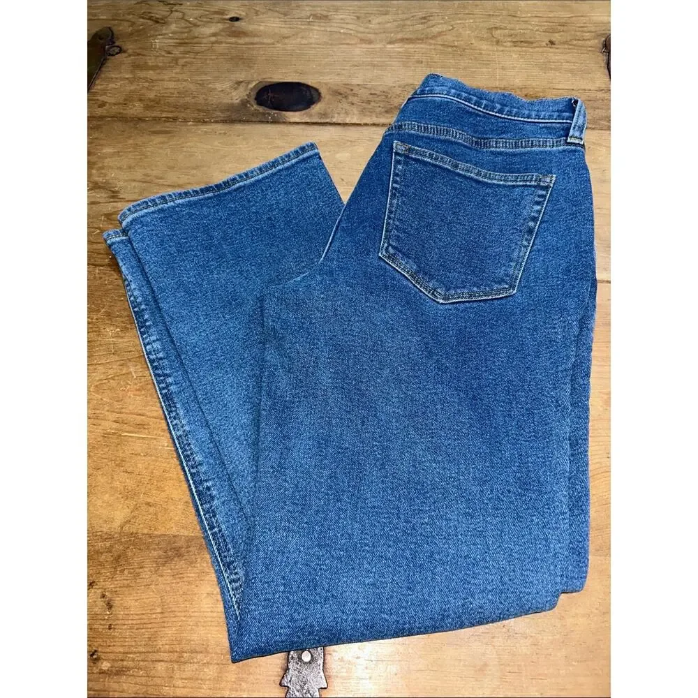 J.Crew Mid-Rise Flare Crop Jeans Women’s Size 26 All-Day Stretch Denim